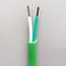 0.51mm * 2 Type K Thermocouple Cable PVC Coated Thin Wire With Solid Conductor