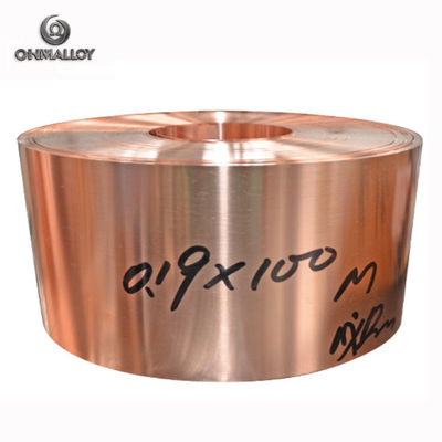 0.6X6.5mm C5191 R-H Phosphor Bronze Strip with Excellent Ductility and Welding for Elastic Components